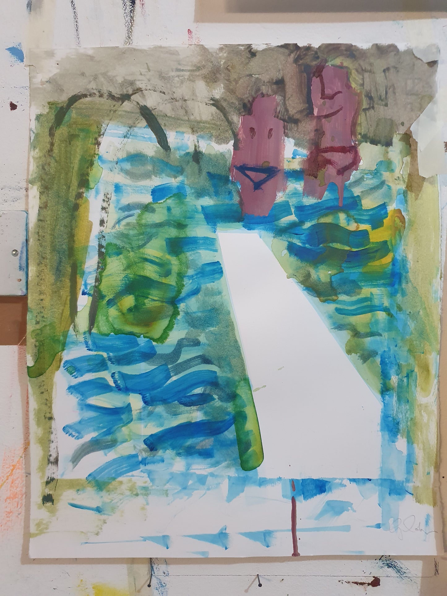 Two By A Diving Board