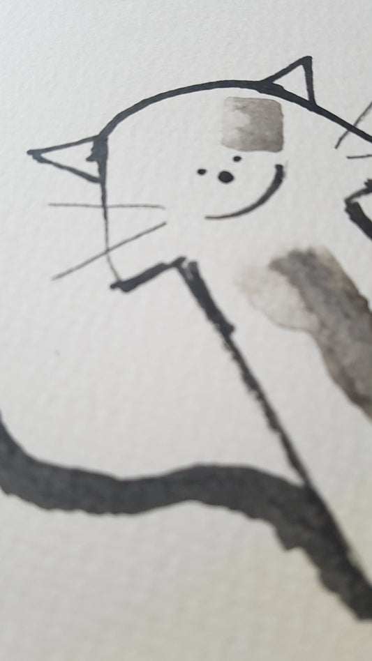 Original A4 Watercolour concatulations