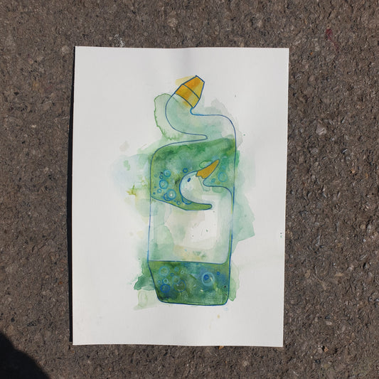 Original artwork for Loo quack