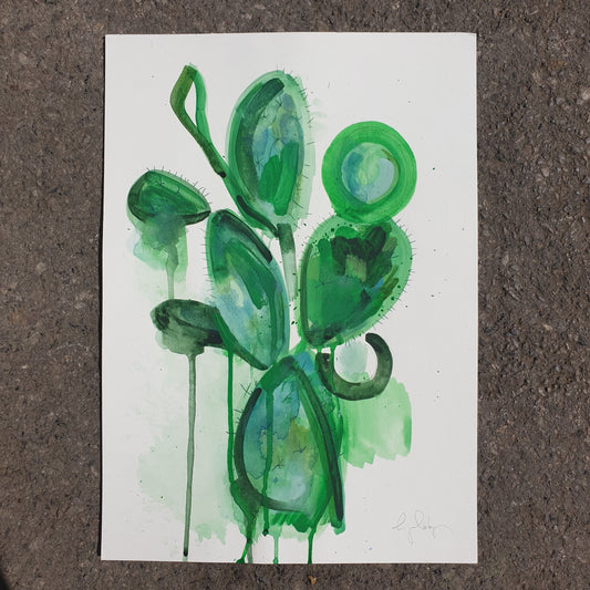 Original artwork for Cactus plant