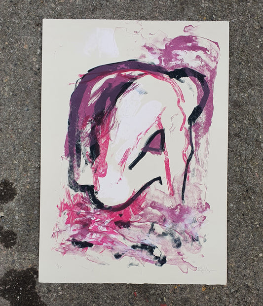 He over thought - magenta