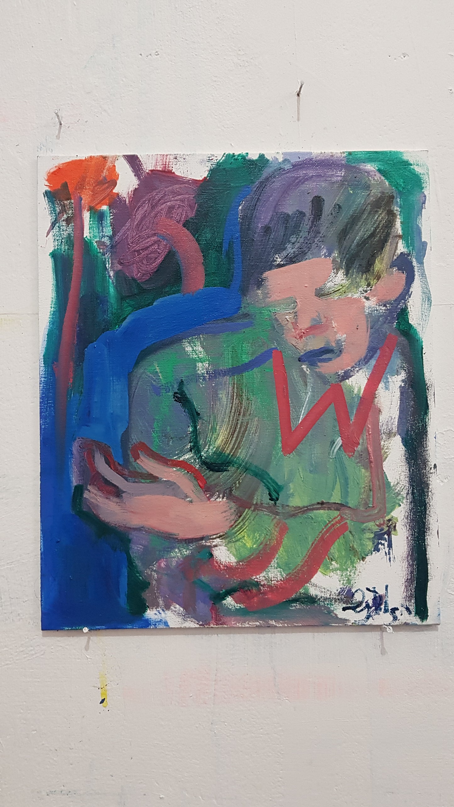 Punched by the flowers