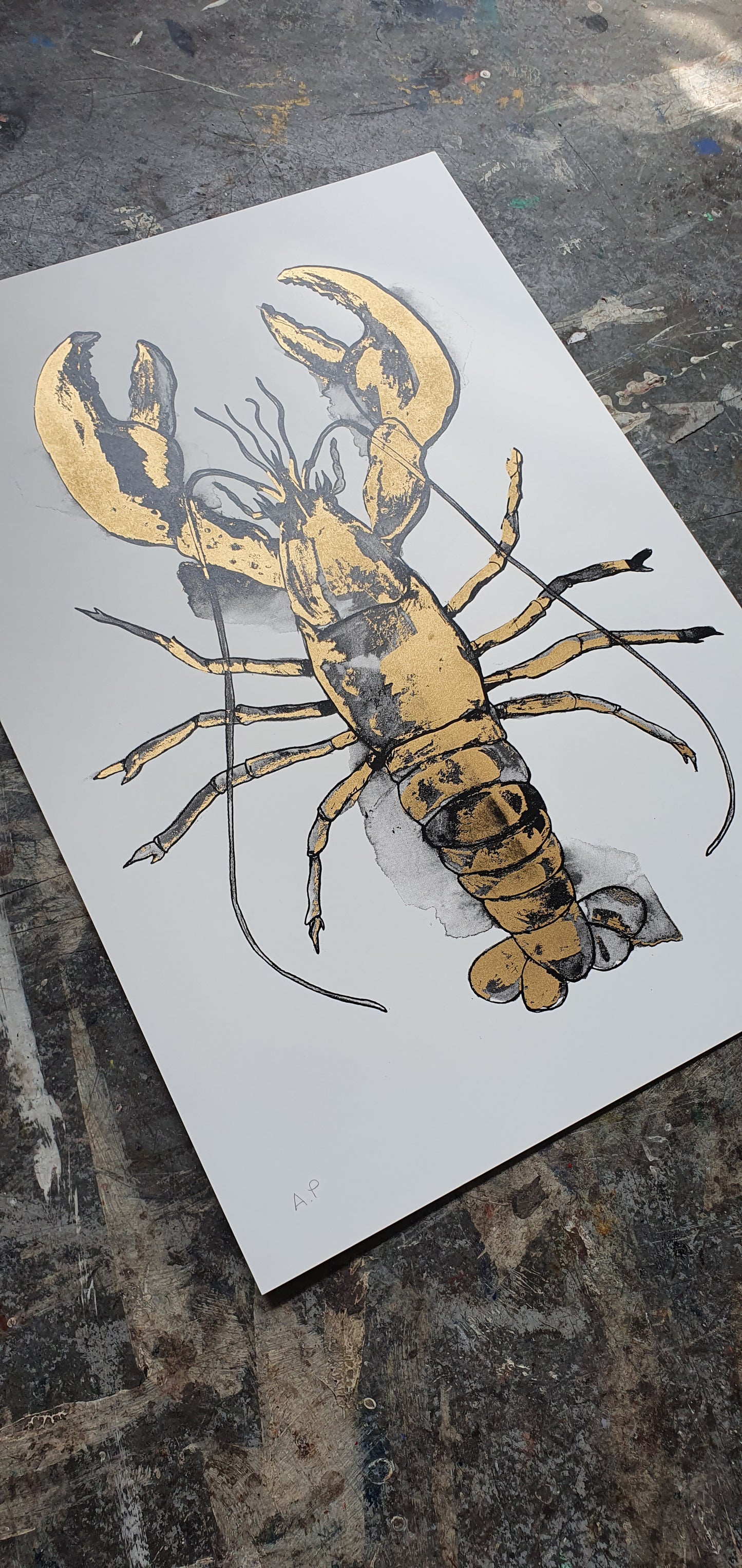 Lobster Gold Artist Proofs