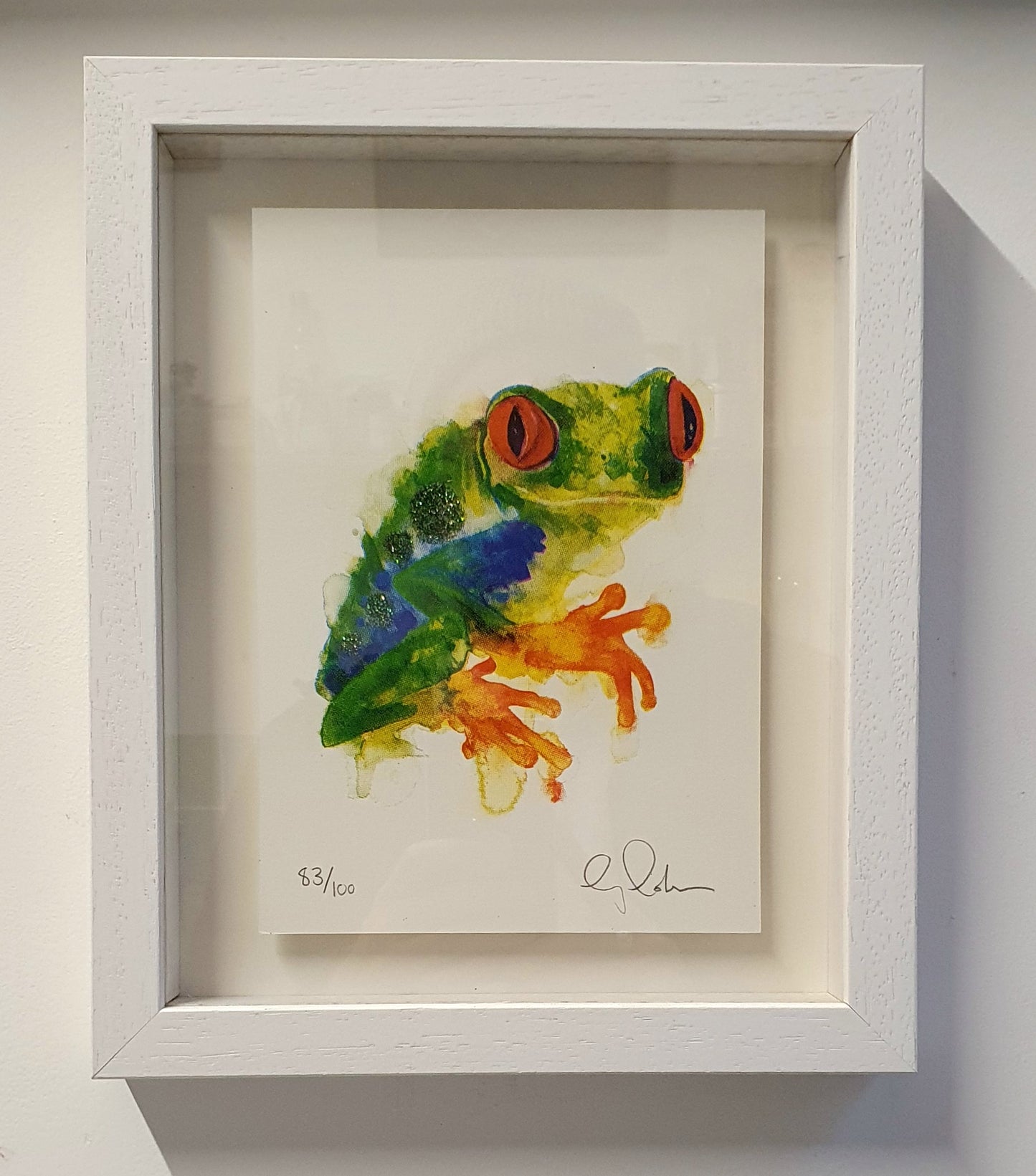 Framed Mini Tree Frog