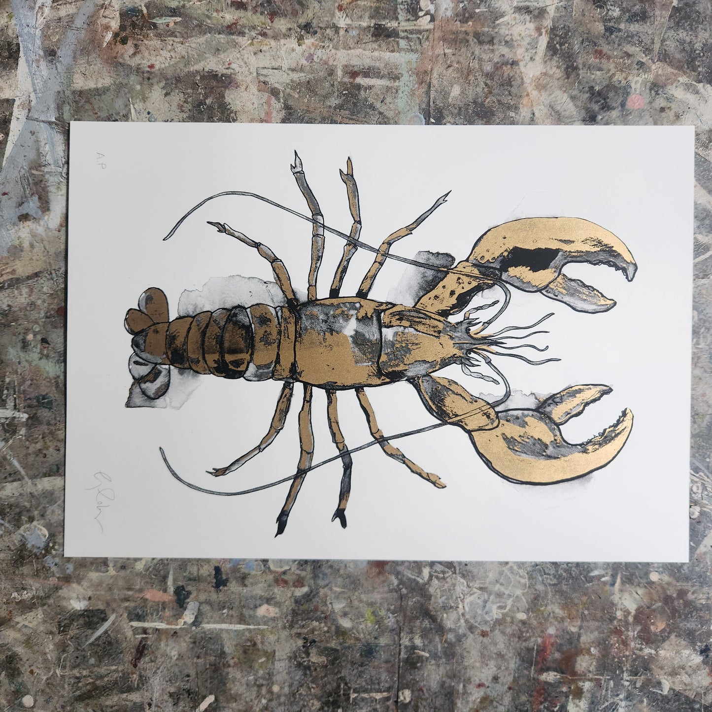 Lobster Gold Artist Proofs