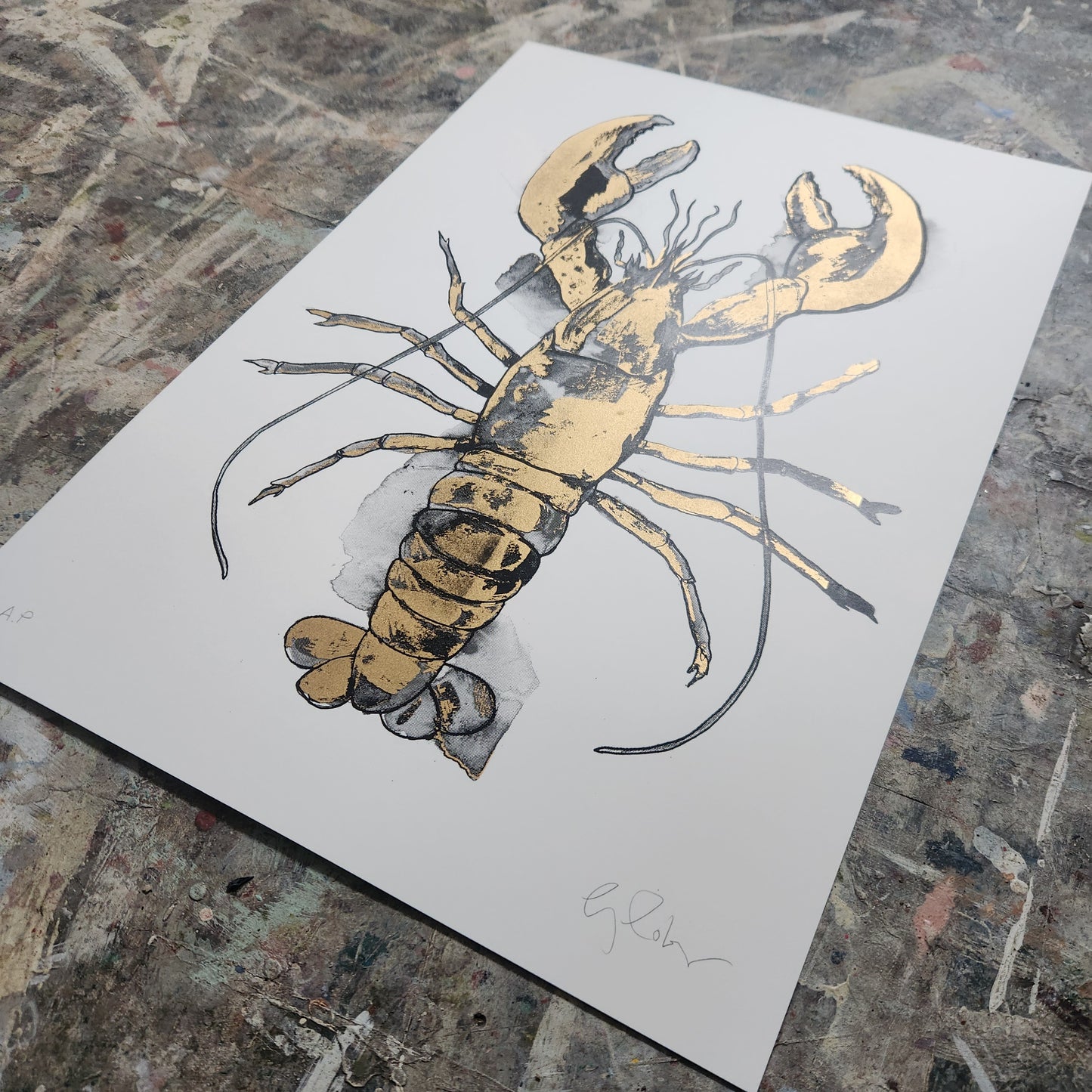 Lobster Gold Artist Proofs