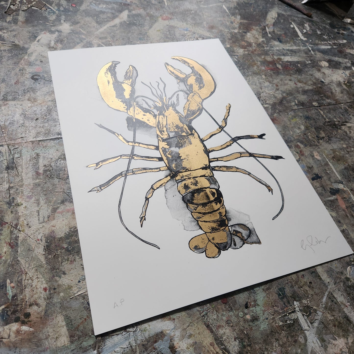 Lobster Gold Artist Proofs