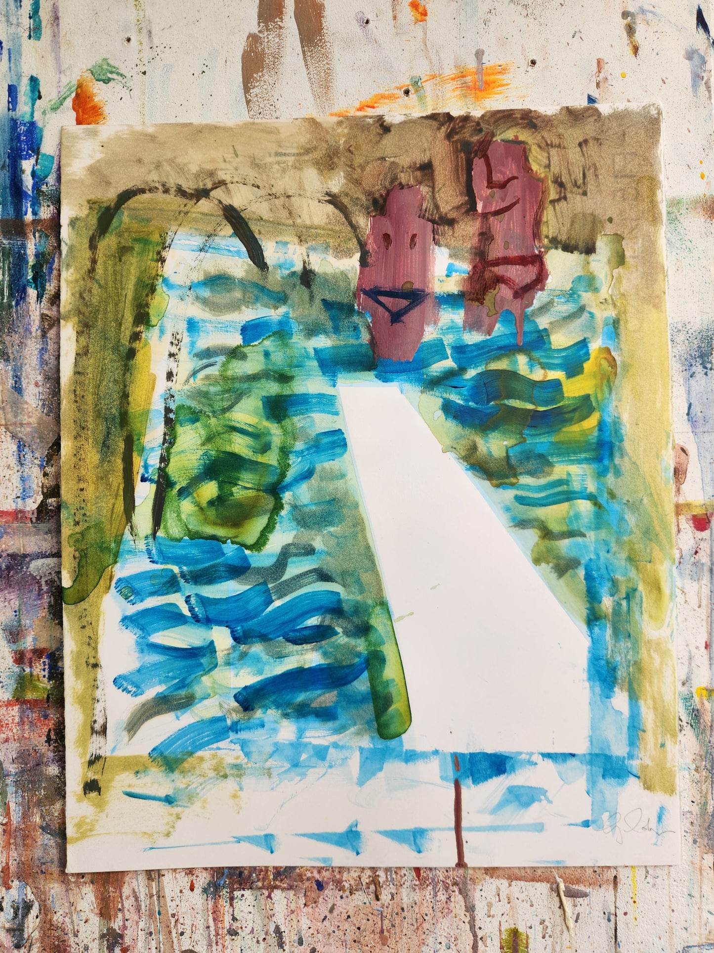 Two By A Diving Board