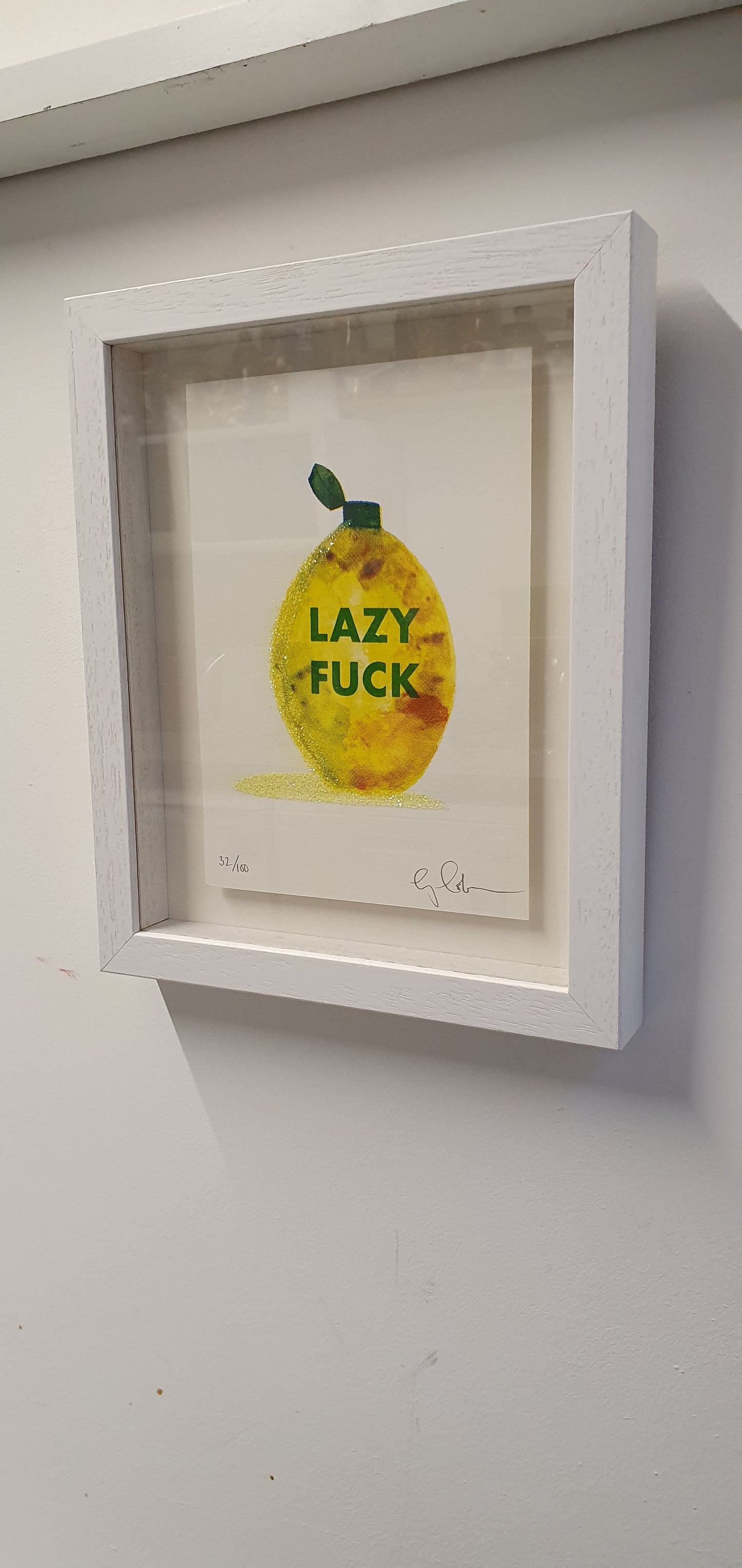 Framed Mini Lazy Fuck