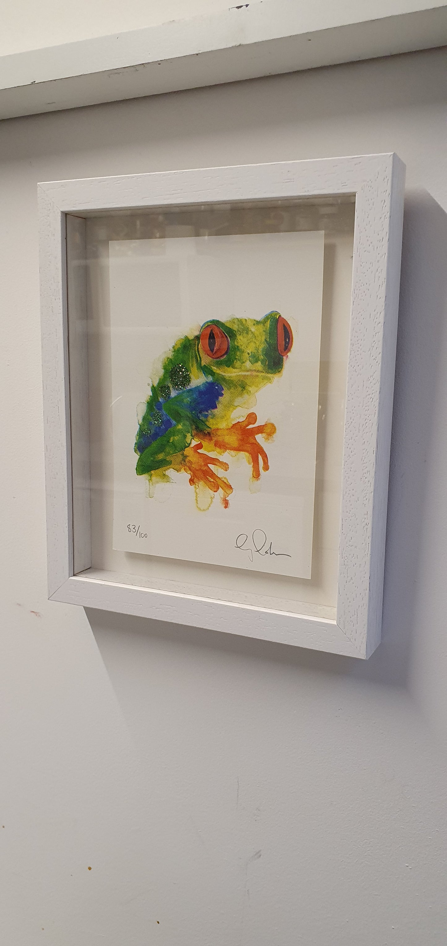 Framed Mini Tree Frog