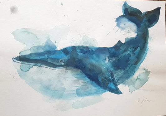 Original artwork for Blue whale