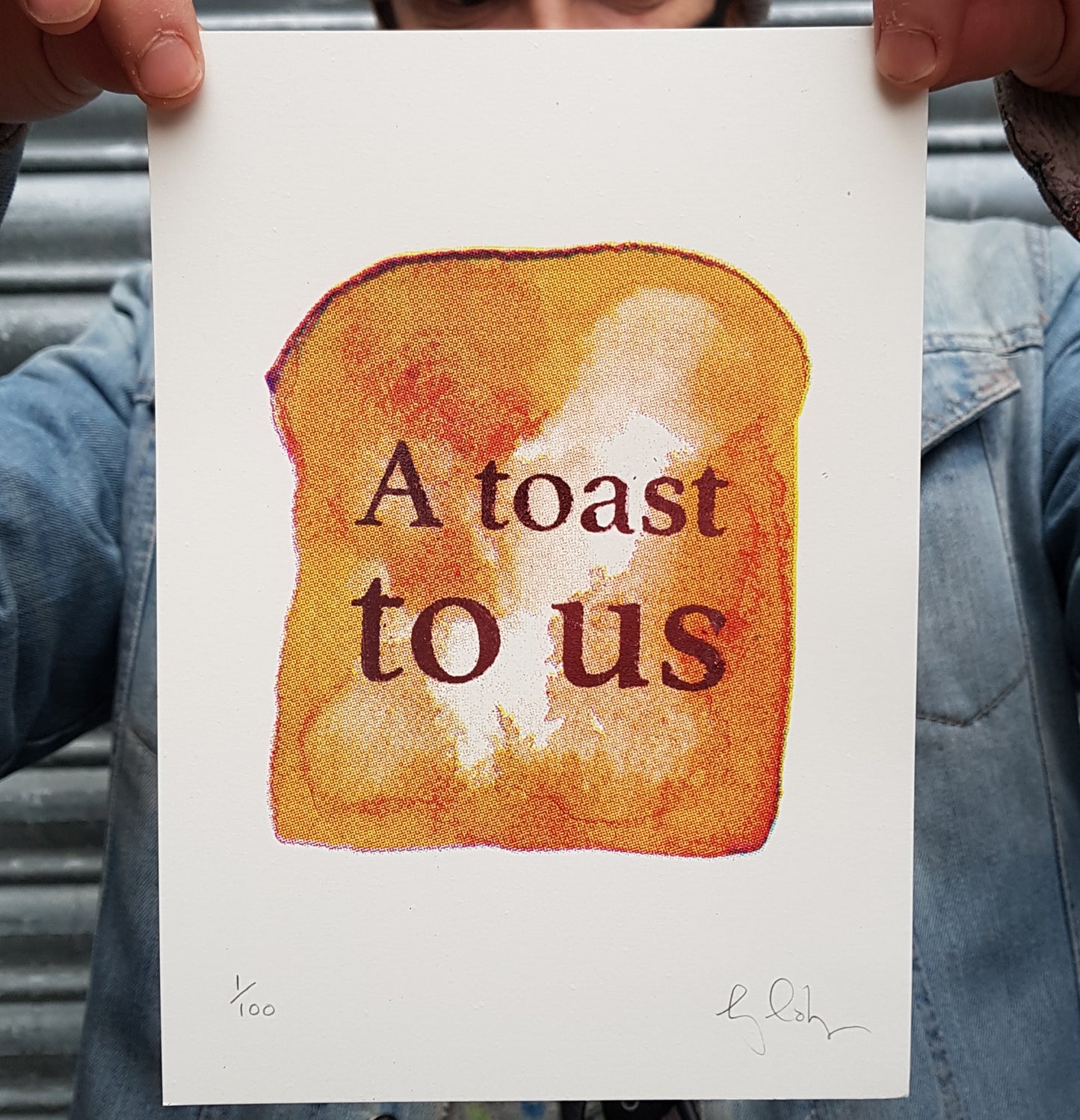 A toast to us