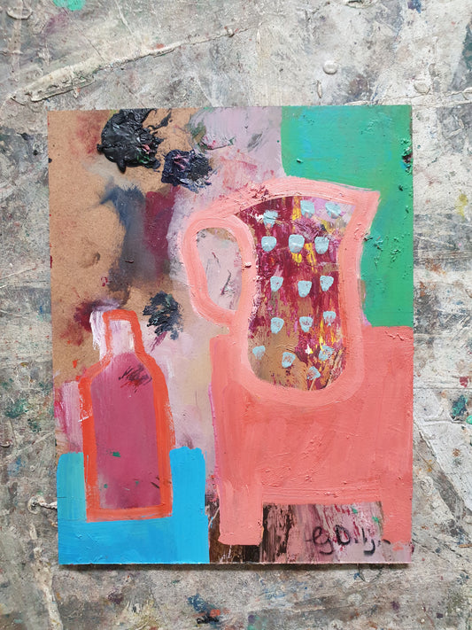 Little jug on a stool