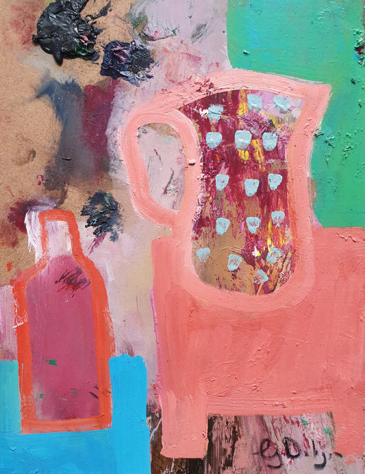 Little jug on a stool